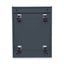 File Pedestal, Left Or Right, 2-drawers: Box/file, Legal/letter, Charcoal, 14.96" X 19.29" X 21.65"