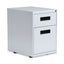 File Pedestal, Left Or Right, 2-drawers: Box/file, Legal/letter, Light Gray, 14.96" X 19.29" X 21.65"