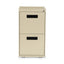 File Pedestal, Left Or Right, 2 Legal/letter-size File Drawers, Putty, 14.96" X 19.29" X 27.75"