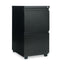 File Pedestal With Full-length Pull, Left Or Right, 2 Legal/letter-size File Drawers, Black, 14.96" X 19.29" X 27.75"