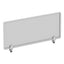 Polycarbonate Privacy Panel, 65w X 0.5d X 18h, Silver/clear