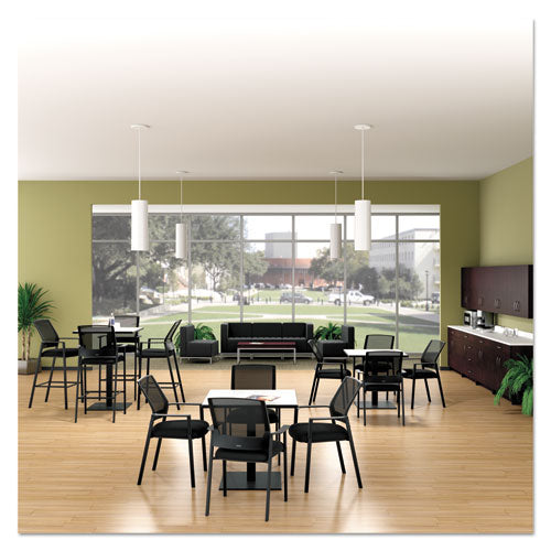 Alera Qub Series Corner Sectional, 26.38w X 26.38d X 30.5h, Black