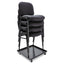 Stacking Chair Dolly, Metal, 320 Lb Capacity, 22.44" X 22.44" X 3.93", Black