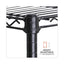 All-purpose Wire Shelving Starter Kit, Four-shelf, 60w X 18d X 72h, Black Anthracite Plus