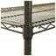 Wire Shelving Starter Kit, Four-shelf, 36w X 18d X 72h, Black Anthracite
