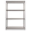 Wire Shelving Starter Kit, Four-shelf, 48w X 18d X 72h, Black Anthracite