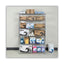 Nsf Certified 6-shelf Wire Shelving Kit, 48w X 18d X 72h, Silver