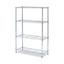 Residential Wire Shelving, Four-shelf, 36w X 14d X 54h, Silver