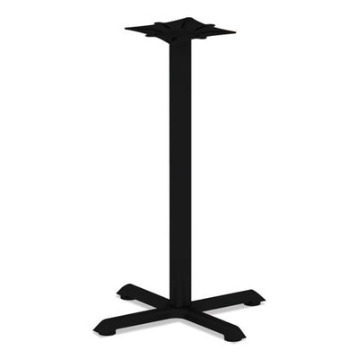 Alera Hospitality Series Single-column Bases, 27.5" Diameter X 40.38"h, 300 Lb Cap, Steel, Black