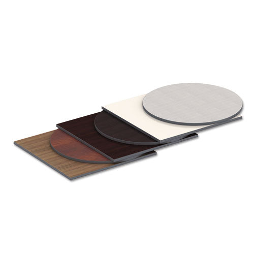 Reversible Laminate Table Top, Rectangular, 47.63w X 23.63d, Espresso/walnut