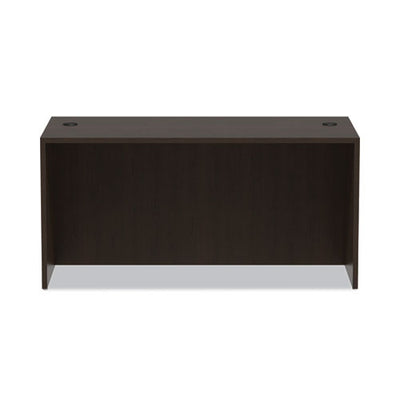Alera Valencia Series Straight Front Desk Shell, 59.13" X 29.5" X 29.63", Espresso