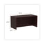 Alera Valencia Series Straight Front Desk Shell, 59.13" X 29.5" X 29.63", Mahogany