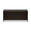 Alera Valencia Series Straight Front Desk Shell, 65" X 29.5" X 29.63", Espresso