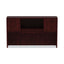 Alera Valencia Series Hutch With Doors, 4 Compartments, 58.88w X 15d X 35.38h, Mahogany
