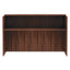 Alera Valencia Series Reception Desk With Transaction Counter, 71" X 35.5" X 42.5", Modern Walnut