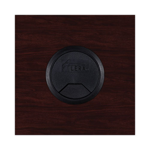 Alera Valencia Series Reversible Return/bridge Shell, 35w X 23.63d X 29.5h, Mahogany
