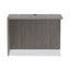 Alera Valencia Series Reversible Return/bridge Shell, 42w X 23.63d X 29.5h, Gray