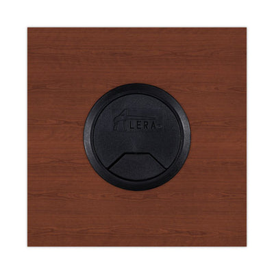 Alera Valencia Series Reversible Return/bridge Shell, 42w X 23.63d X 29.5h, Medium Cherry
