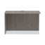 Alera Valencia Series Reversible Return/bridge Shell, 47.25w X 23.63d X 29.5h, Gray