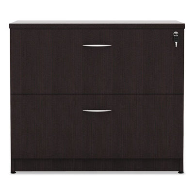 Alera Valencia Series Lateral File, 2 Legal/letter-size File Drawers, Espresso, 34" X 22.75" X 29.5"