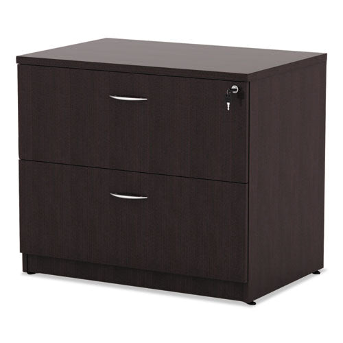 Alera Valencia Series Lateral File, 2 Legal/letter-size File Drawers, Espresso, 34" X 22.75" X 29.5"