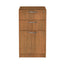 Alera Valencia Series Full Pedestal File, Left/right, 3-drawer: Box/box/file, Legal/letter, Modern Walnut,15.63 X 20.5 X 28.5