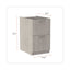 Alera Valencia Series Full Pedestal File, Left Or Right, 2 Legal/letter-size File Drawers, Gray, 15.63" X 20.5" X 28.5"