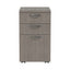 Alera Valencia Series Mobile Pedestal File, Left/right, 3-drawer: Box/box/file, Legal/letter, Gray, 15.88 X 20.5 X 28.39