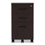 Alera Valencia Series Mobile Pedestal File, Left/right, 3-drawers: Box/box/file, Legal/letter, Mahogany, 15.88 X 20.5 X 28.38
