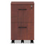 Alera Valencia Series Mobile Pedestal, Left Or Right, 2 Legal/letter-size File Drawers, Medium Cherry, 15.38" X 20" X 26.63"