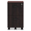 Alera Valencia Series Mobile Pedestal, Left Or Right, 2 Legal/letter-size File Drawers, Mahogany, 15.38" X 20" X 26.63"