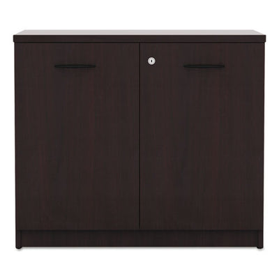 Alera Valencia Series Storage Cabinet, 34.13w X 22.78d X 29.5h, Mahogany