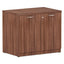 Alera Valencia Series Storage Cabinet, 34.3w X 22.78d X 29.5h, Modern Walnut