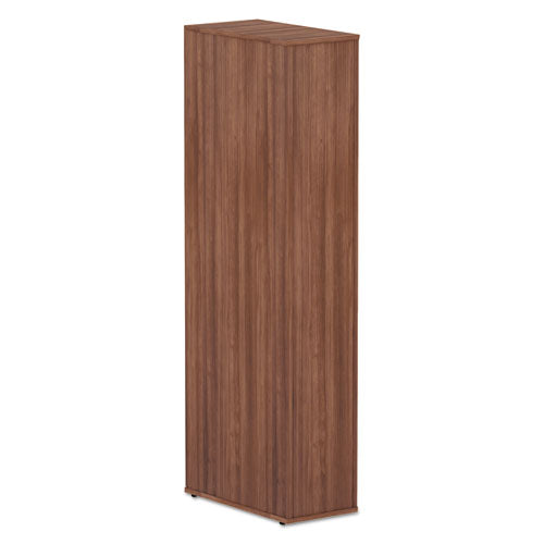 Alera Valencia Series Wardrobe, 11.88w X 22.78d X 65h, Modern Walnut