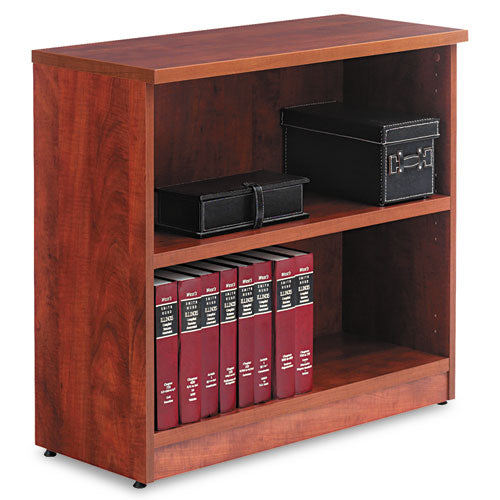 Alera Valencia Series Bookcase, Two-shelf, 31.75w X 14d X 29.5h, Espresso