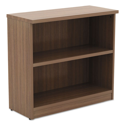 Alera Valencia Series Bookcase, Two-shelf, 31.75w X 14d X 29.5h, Mahogany