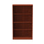 Alera Valencia Series Bookcase, Four-shelf, 31.75w X 14d X 54.88h, Medium Cherry