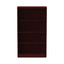 Alera Valencia Series Bookcase, Four-shelf, 31.75w X 14d X 54.88h, Mahogany