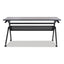 Flip And Nest Table Base, 55.88w X 23.63d X 28.5h, Black