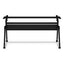 Flip And Nest Table Base, 55.88w X 23.63d X 28.5h, Black