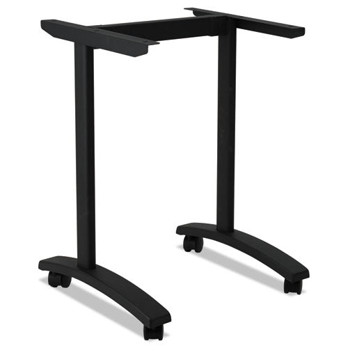 Alera Valencia Series Training Table T-leg Base, 24.5w X 19.75d X 28.5h, Black