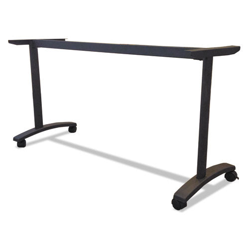 Alera Valencia Series Training Table T-leg Base, 24.5w X 19.75d X 28.5h, Black