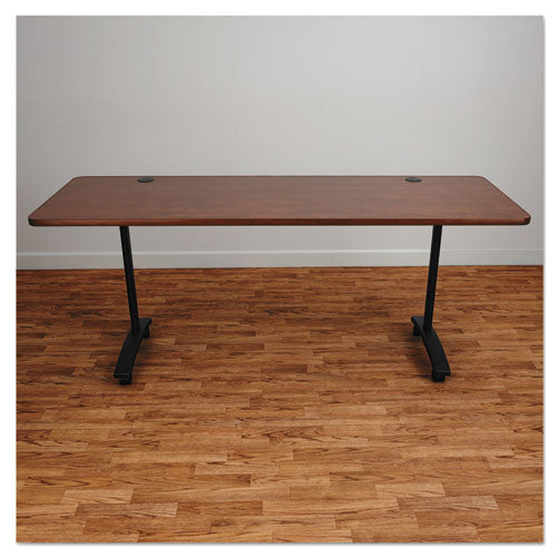 Alera Valencia Series Training Table T-leg Base, 54w X 19.75d X 28.5h, Black