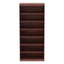 Alera Valencia Series Square Corner Bookcase, Seven-shelf, 35.63w X 11.81d X 83.86h, Cherry