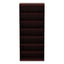 Alera Valencia Series Square Corner Bookcase, Seven-shelf, 35.63w X 11.81d X 83.86h, Mahogany