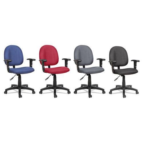 Alera Essentia Series Swivel Task Chair, Supports Up To 275 Lb, 17.71" To 22.44" Seat Height, Black
