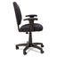 Alera Essentia Series Swivel Task Chair With Adjustable Arms, Supports Up To 275 Lb, 17.71" To 22.44" Seat Height, Black