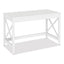 Farmhouse Writing Desk, 47.24" X 23.62" X 29.53", White