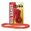 Big Bands Rubber Bands, Size 117b, 0.06" Gauge, Red, 12/pack