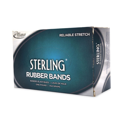 Sterling Rubber Bands, Size 19, 0.03" Gauge, Crepe, 1 Lb Box, 1,700/box